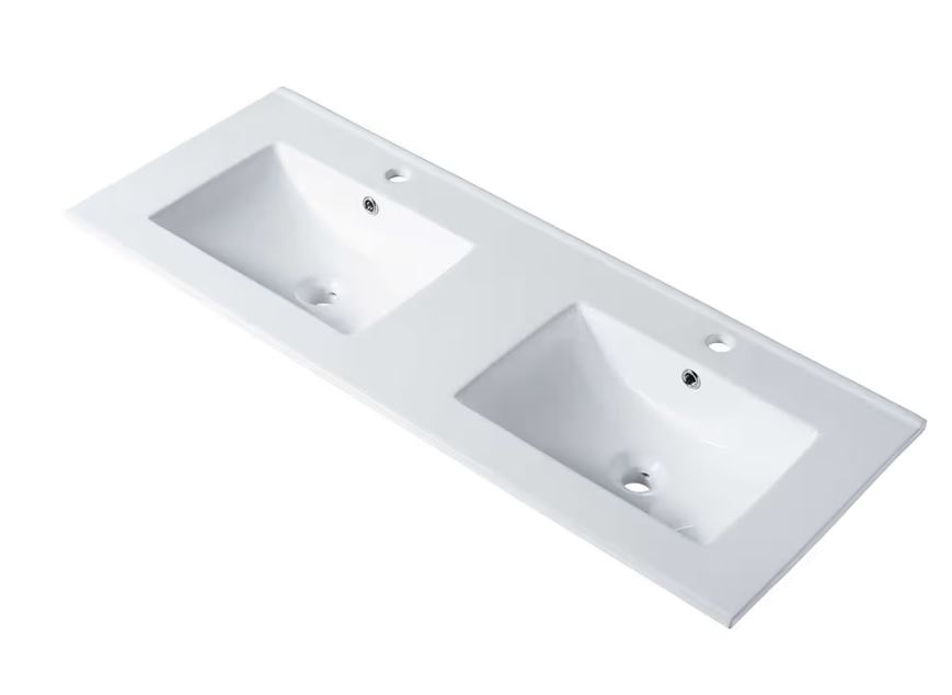 Ceramic double sink - Reggio Furniture